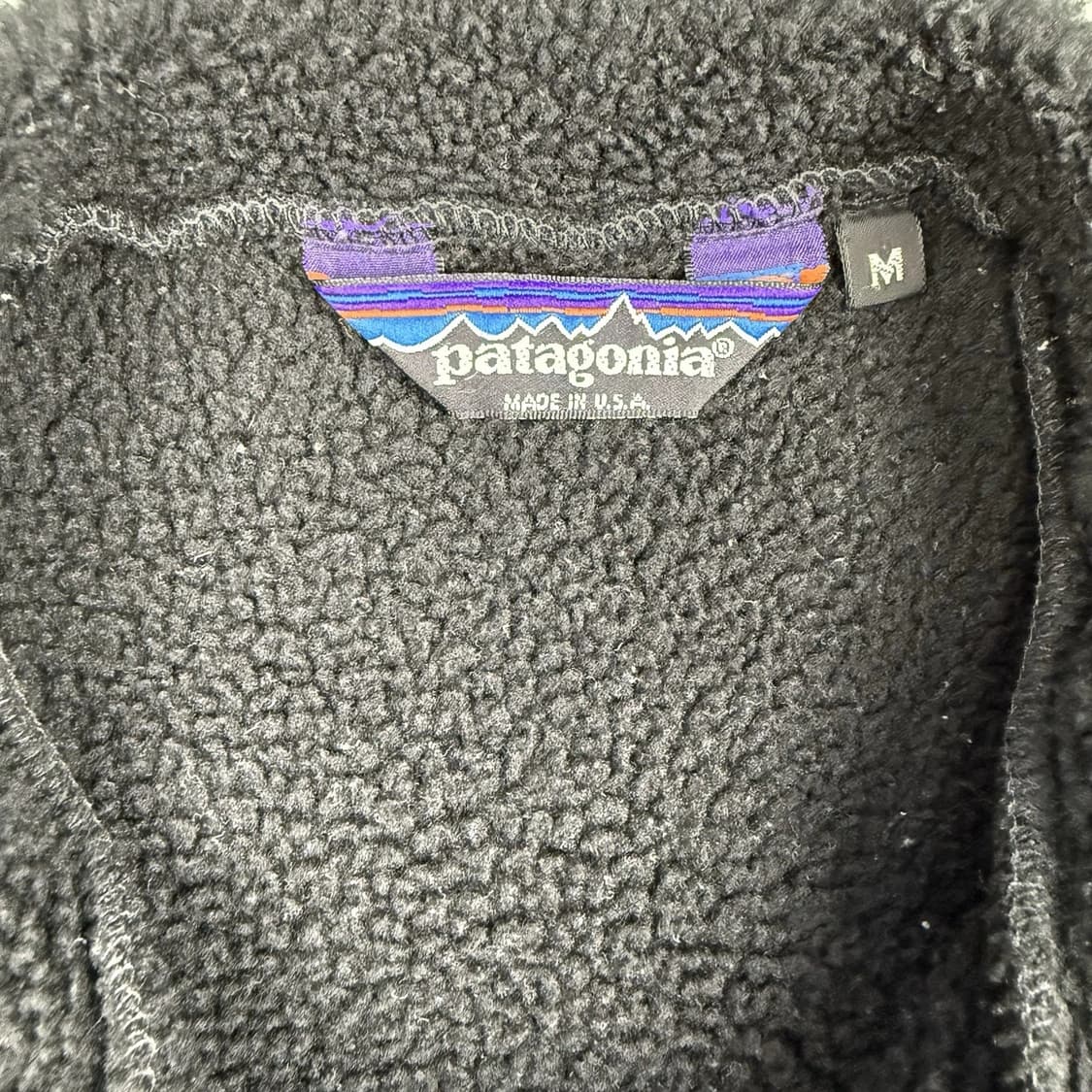 80S USA 파타고니아 신칠라 스냅-T 블랙 상품이미지4