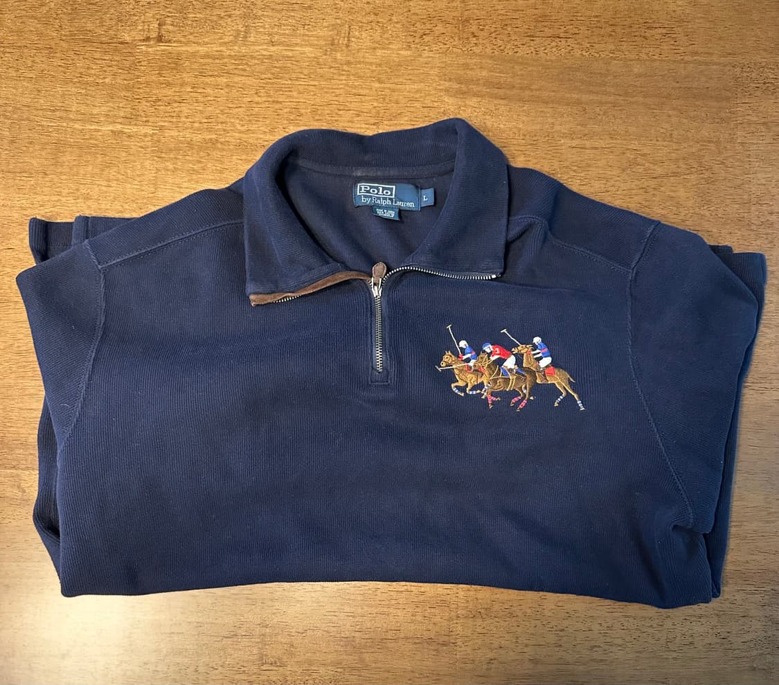 폴로랄프로렌 반집업 니트 상품이미지1