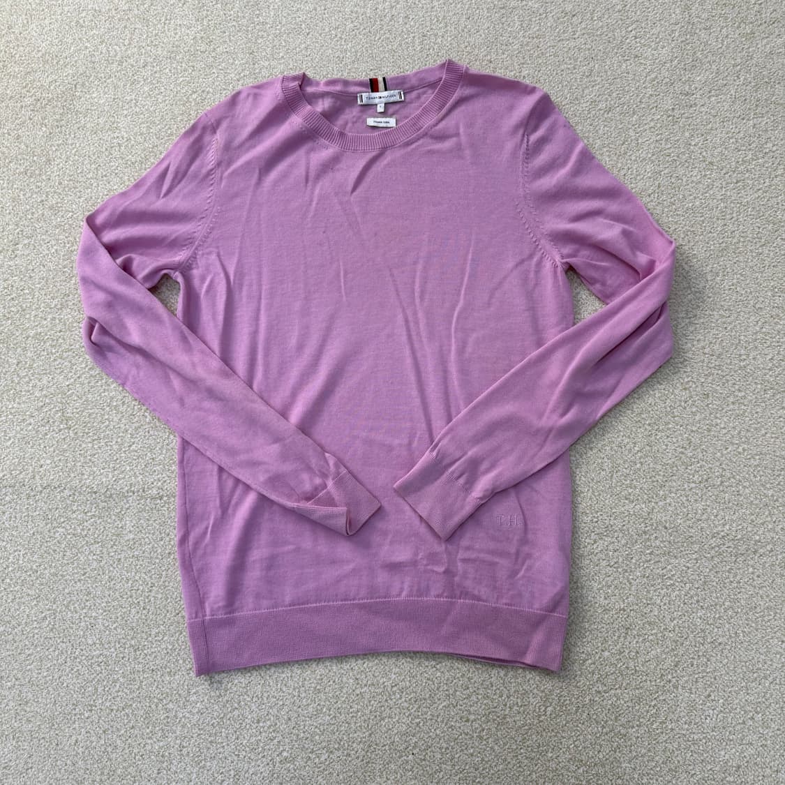 [S] 타미힐피거 여성 이태리 원사 핑크 니트 0115T1 상품이미지1