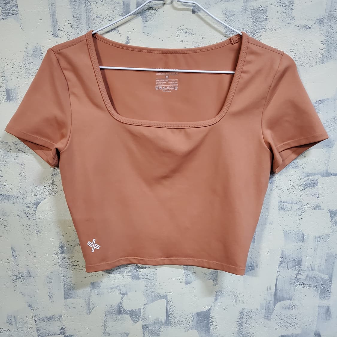 젝시믹스 스퀘어넥 반팔 크롭티  상품이미지1