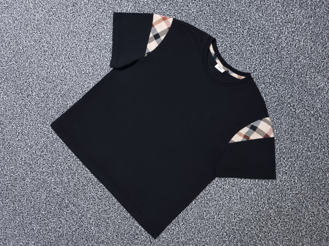 [무료배송][165]닥스 키즈 체크 배색 반팔티 상품이미지3