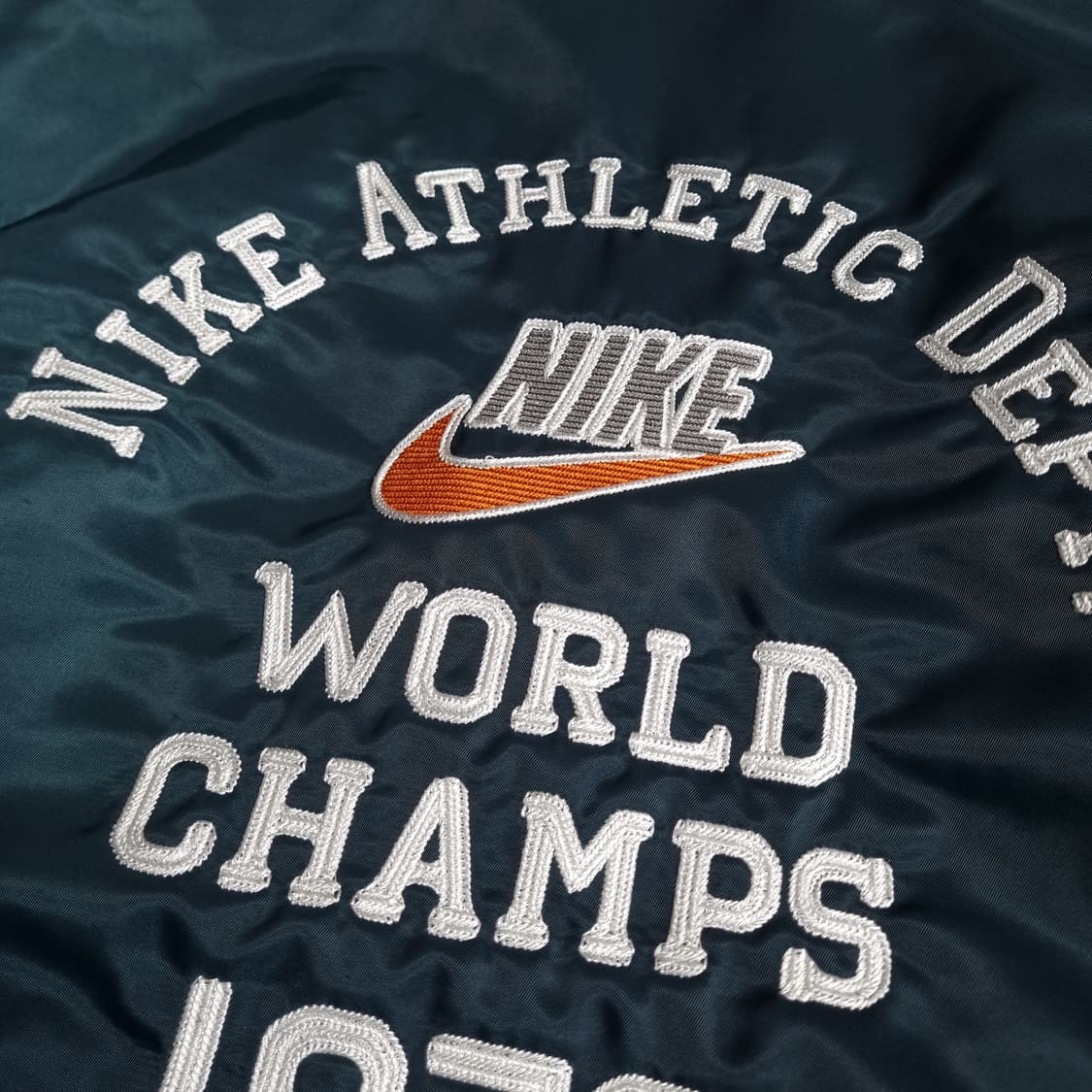 나이키 새틴 바시티 자켓 스타디움 스타장 야구 점퍼 L 100 빈티지 상품이미지3