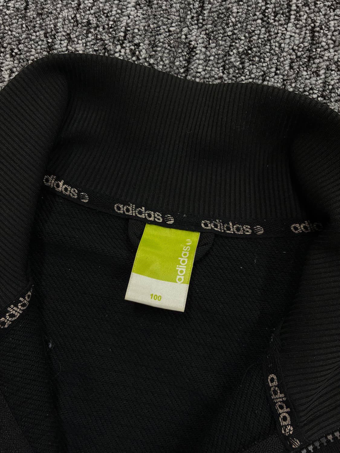 아디다스 블랙 트랙탑 져지 L 상품이미지5