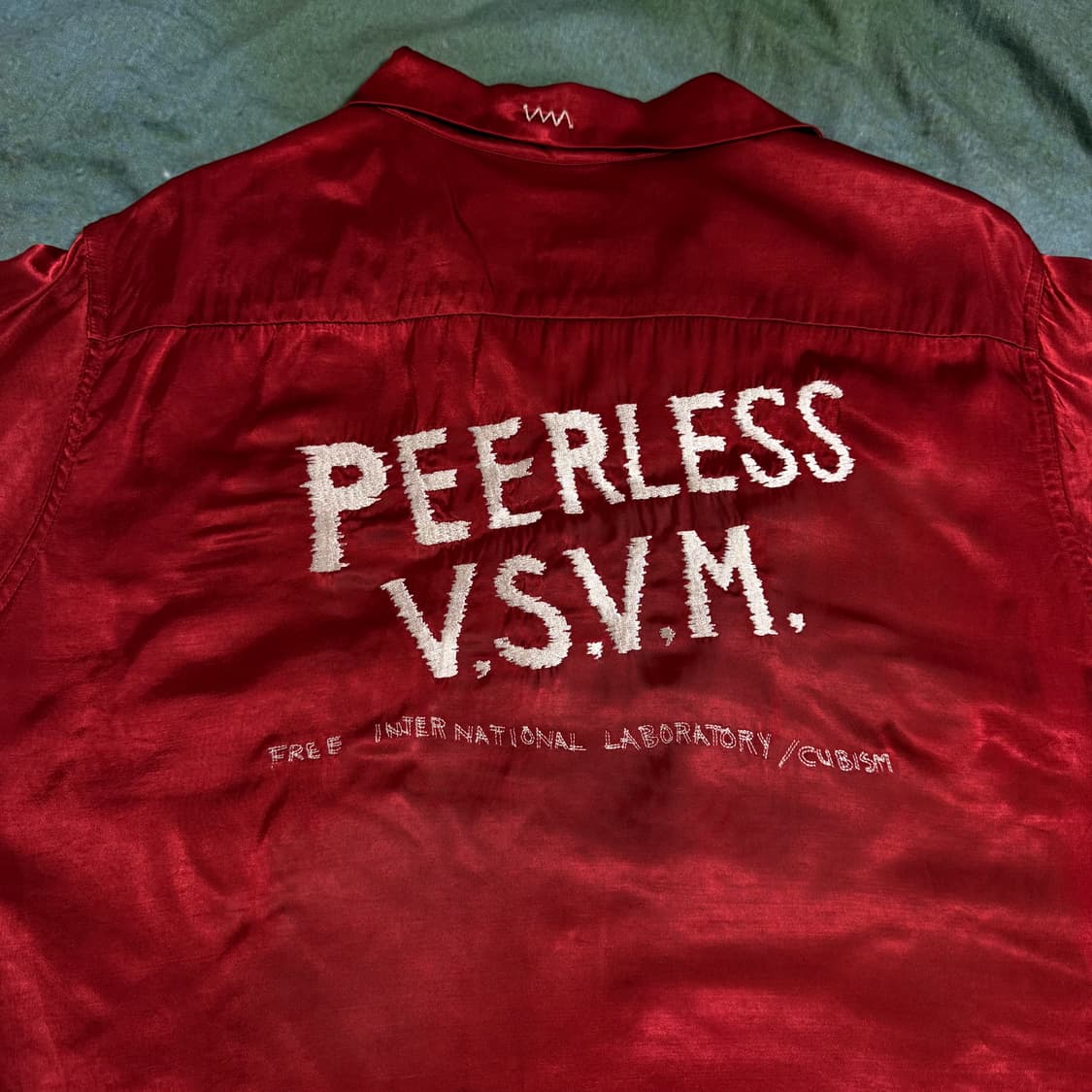 [3]비즈빔 Red "Peerless" Irving 레이온 반팔 셔츠 상품이미지8