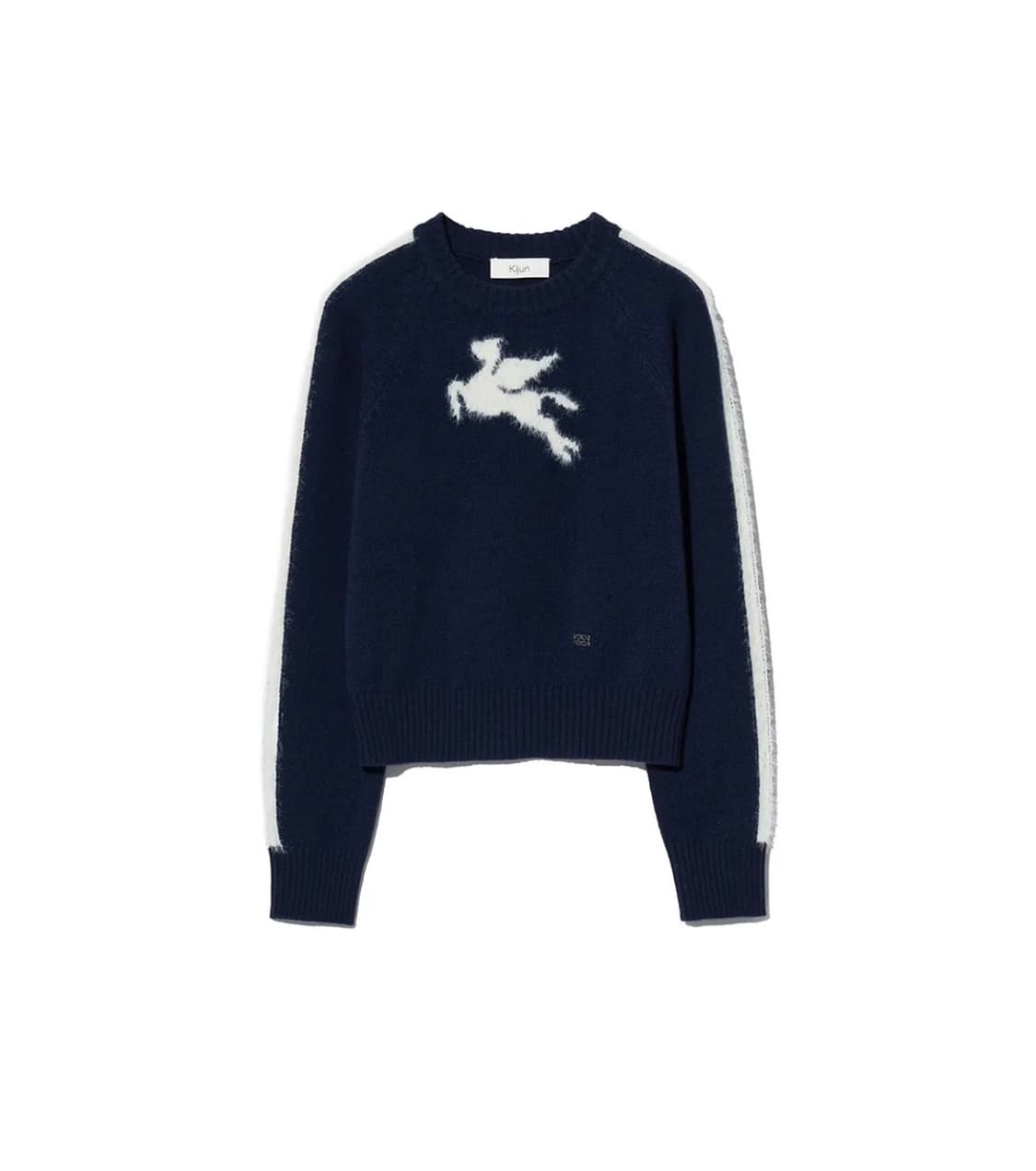 Pegasus Knit Pullover Navy 상품이미지1
