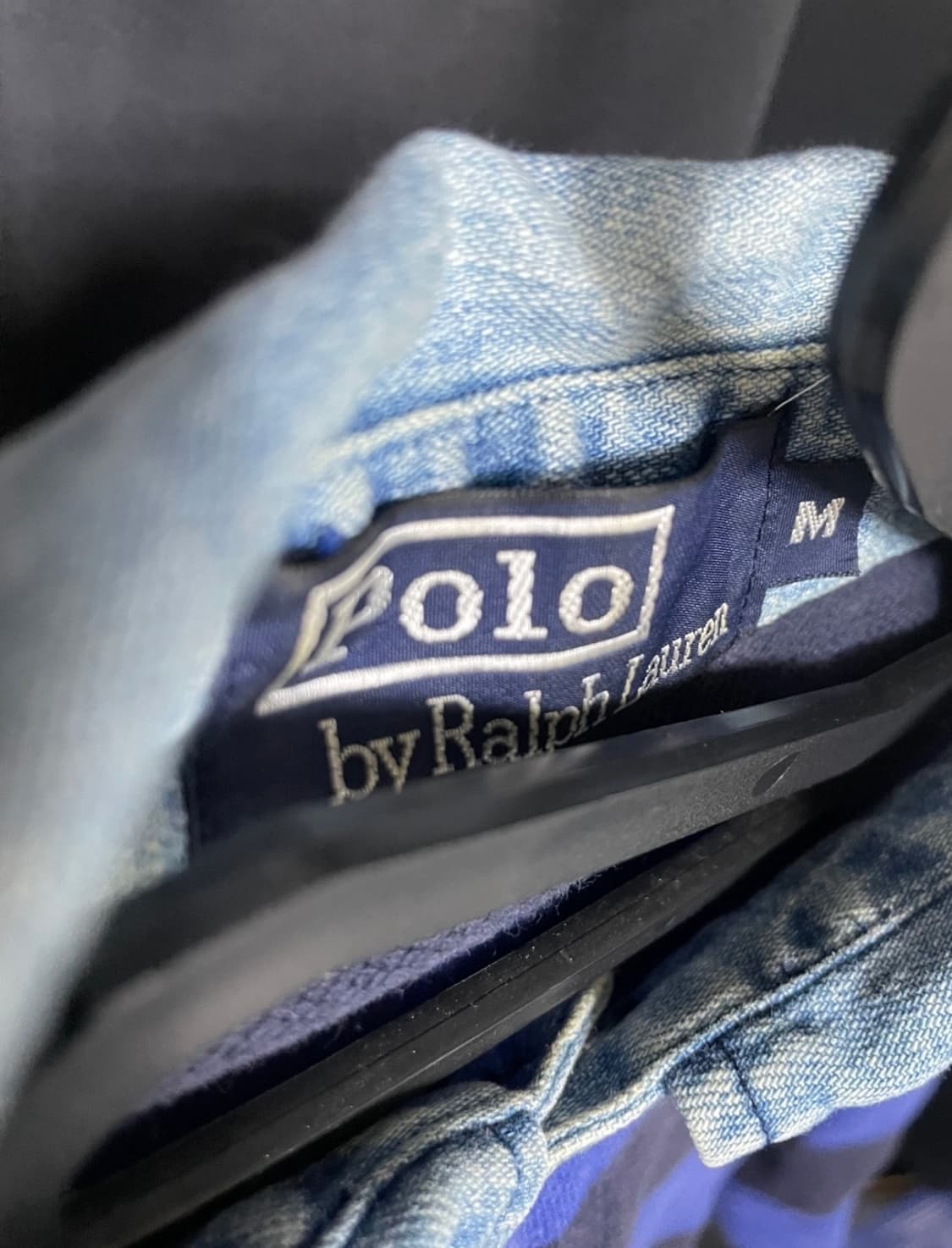 (M size) 폴로 랄프로렌 스트라이프 카라 티셔츠 상품이미지2