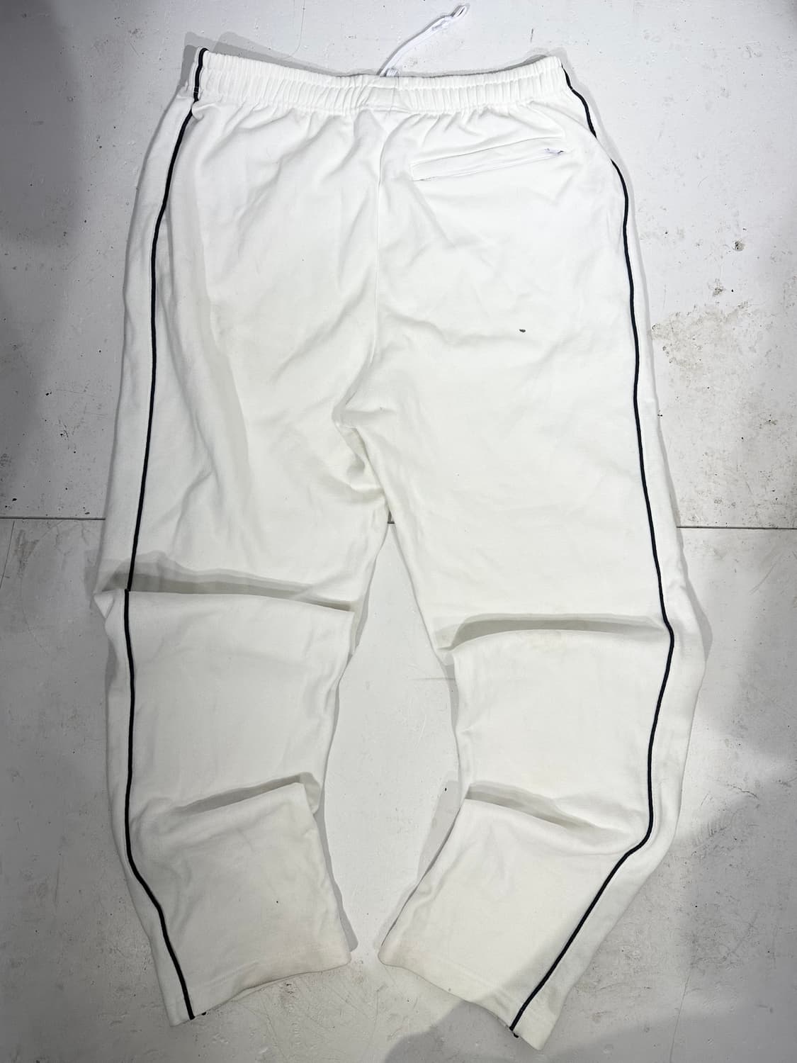 00s 나이키 테니스 로고 사이드 라인 와이드 추리닝 바지 트레이닝 팬츠 상품이미지5