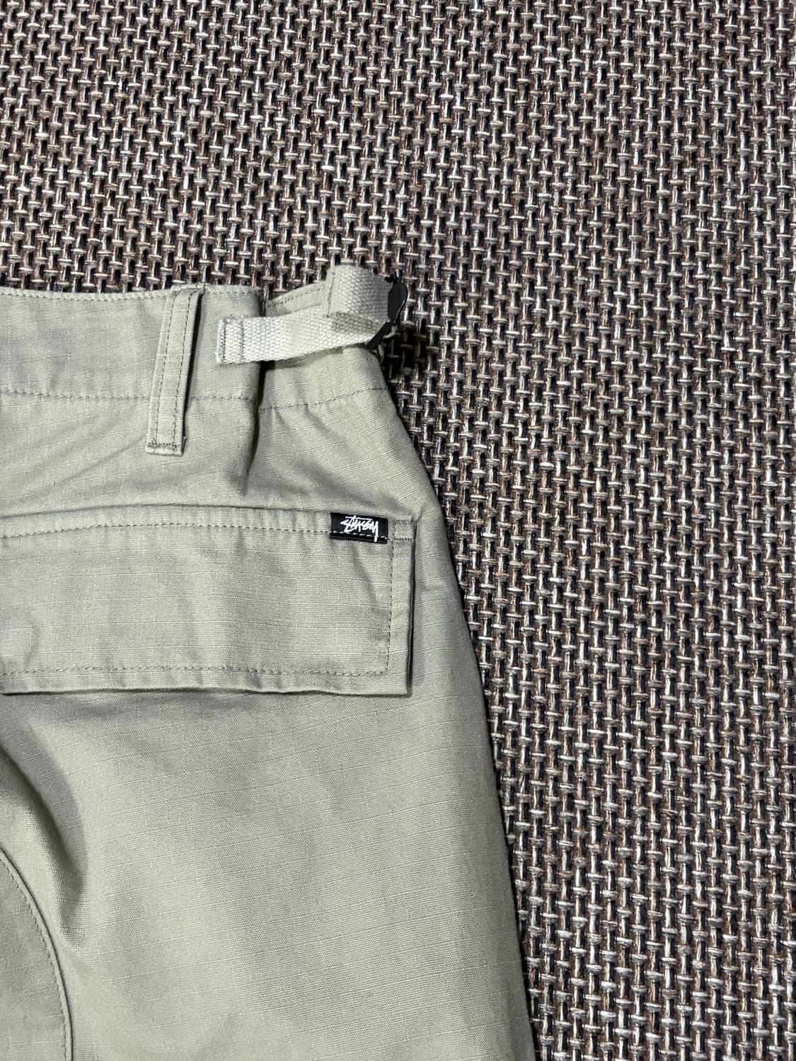 스투시 립스탑 카고 팬츠 올리브 그린 상품이미지8