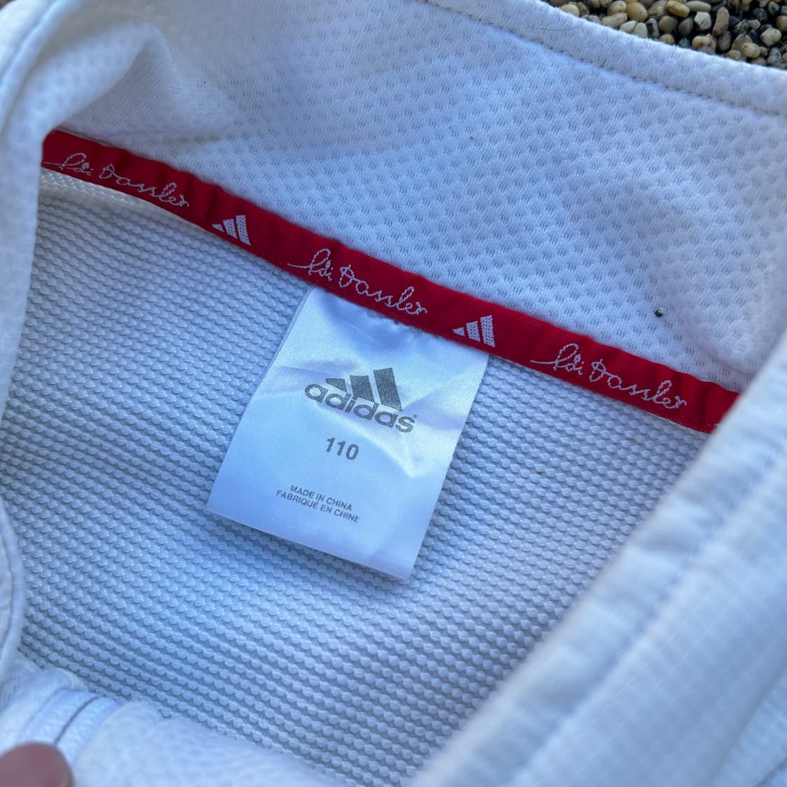 아디다스(ADIDAS) 우븐 트랙탑 화이트 바람막이 상품이미지5