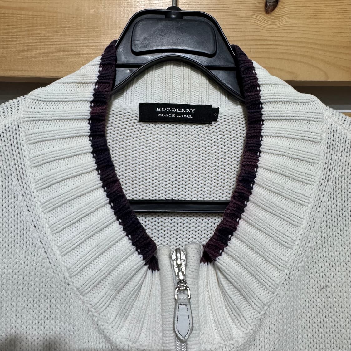 버버리 니트집업 상품이미지3