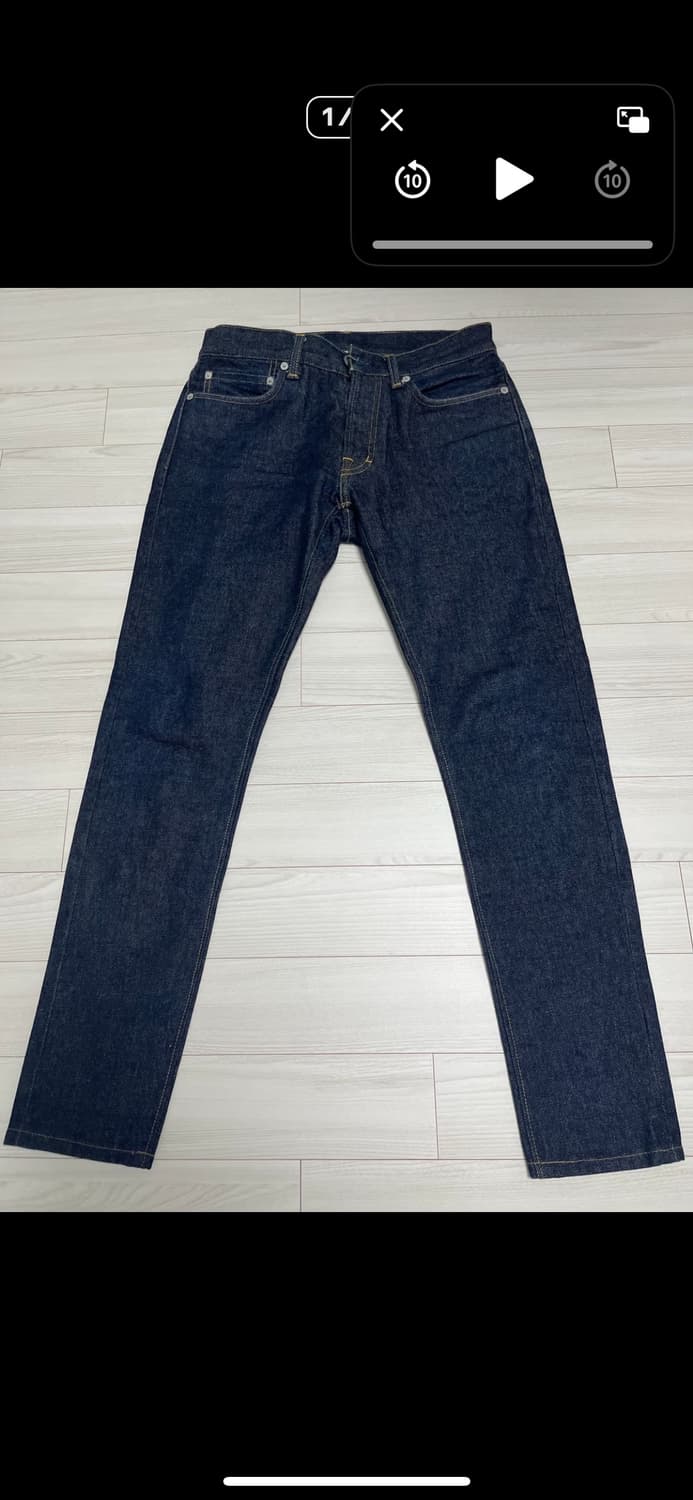 아워레가시 퍼스트컷 로 블루 데님 상품이미지1