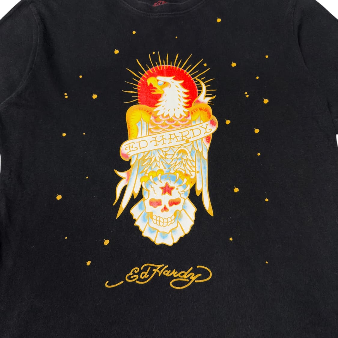 (F) 에드 하디 이글 스컬 티셔츠 블랙 상품이미지2