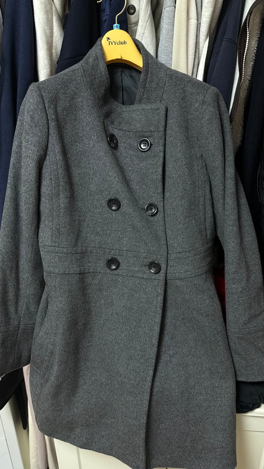 일본 빈티지 코트 회색  상품이미지3