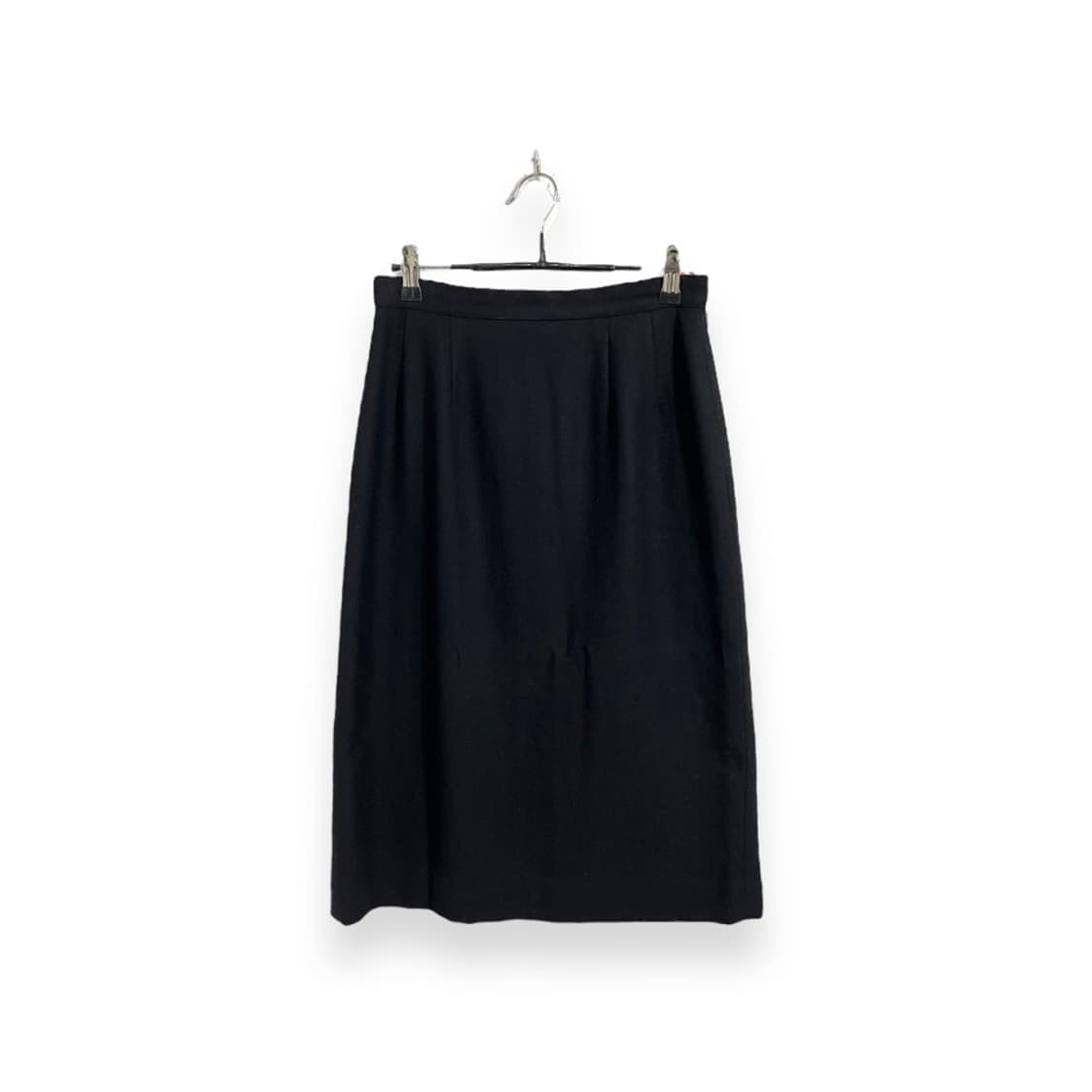 버버리 블랙 클래식 모직 스커트 상품이미지1