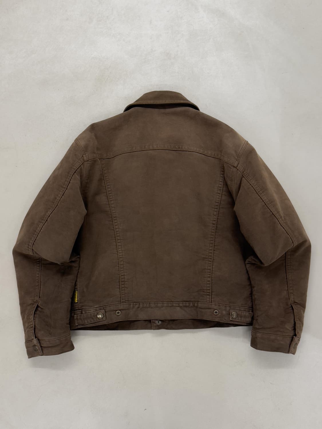 90s 아르마니 몰스킨 퀼팅 트러커 자켓 상품이미지6