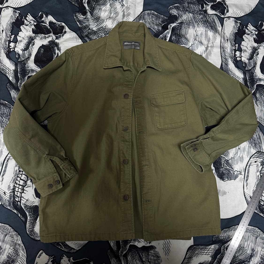 에디바우어 카키 셔츠자켓 2XL사이즈 상품이미지2