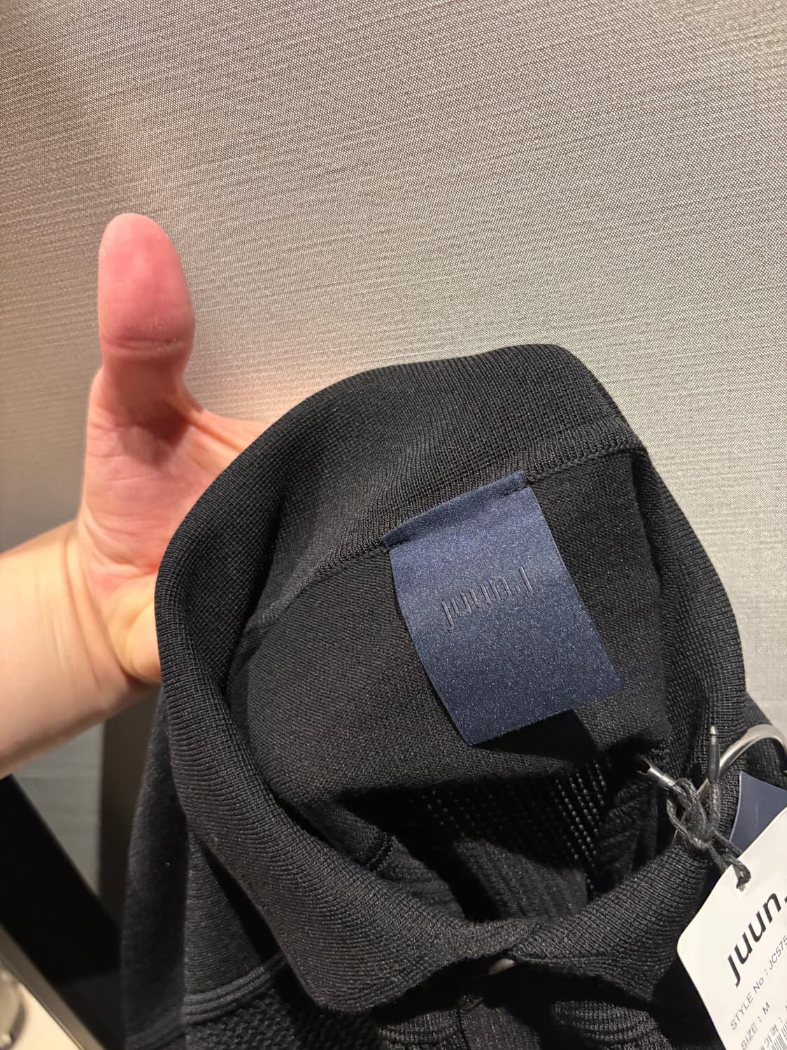 준지 티에리 니트카라티 블랙 M 상품이미지3