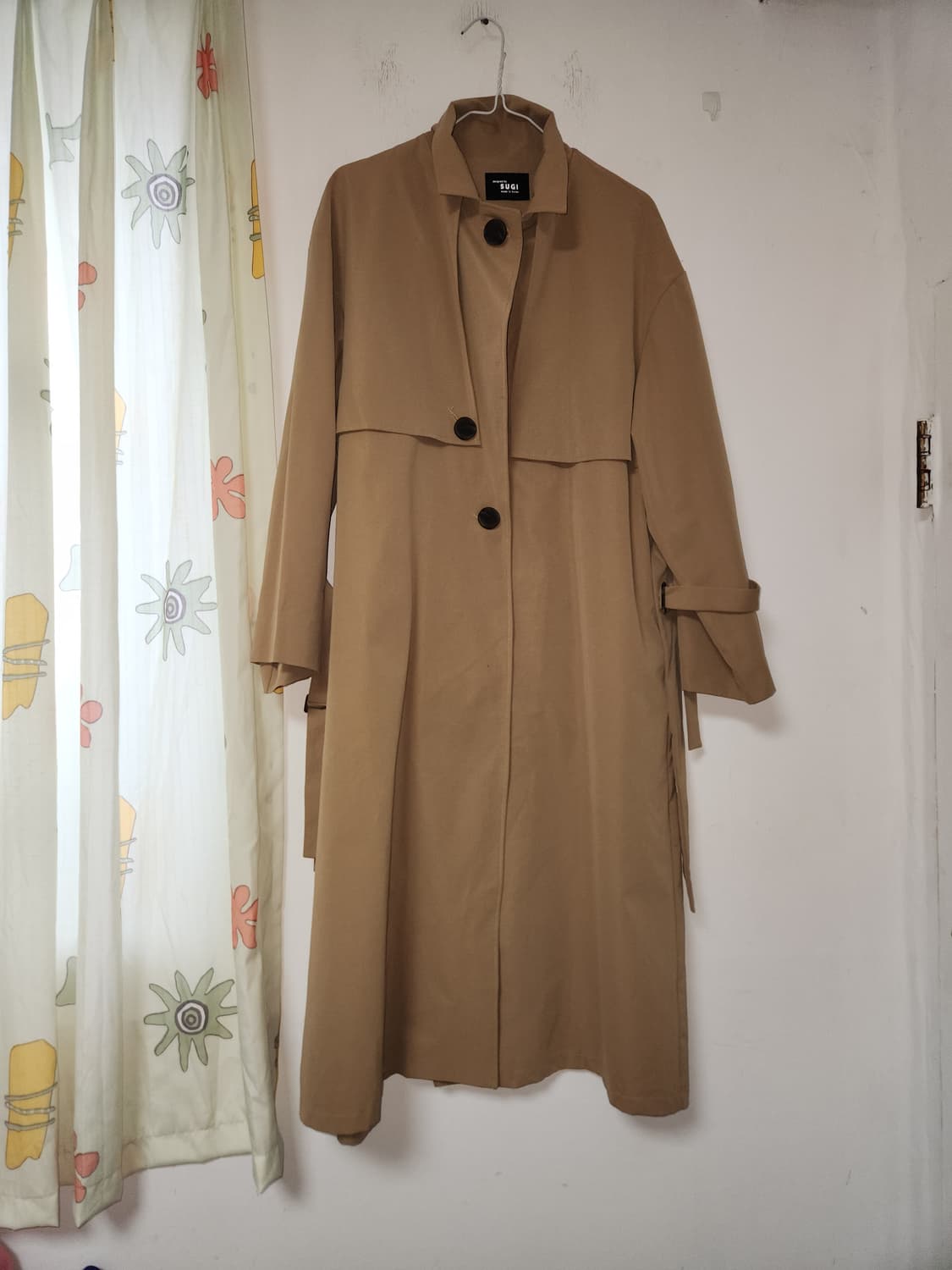 빅사이즈 SUGI 롱 트렌치코트 88~99 상품이미지2