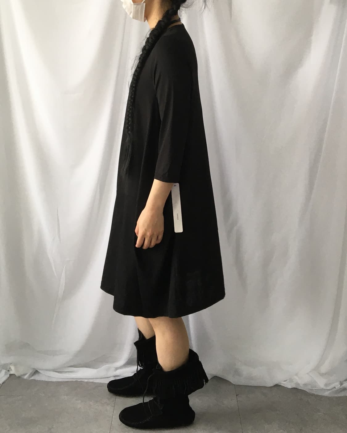Line detail loose fit onepiece 상품이미지8