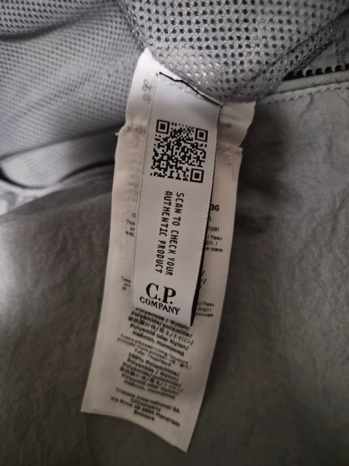 CP컴퍼니 나일론 오버셔츠 그레이 M사이즈 상품이미지5