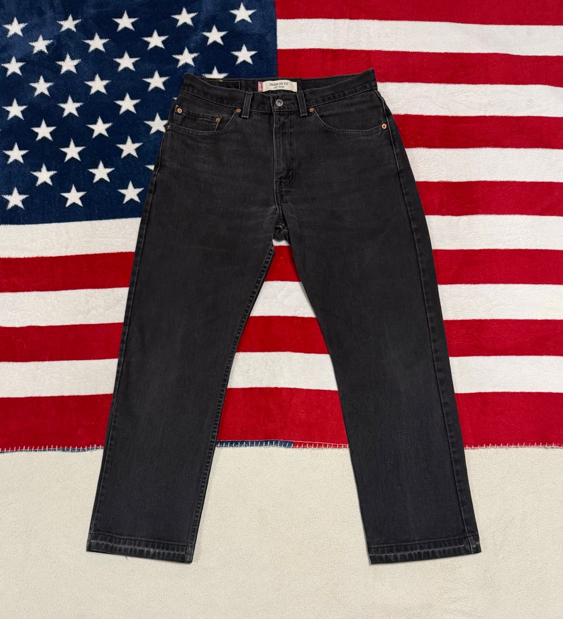 리바이스 505 빈티지 블랙 데님 팬츠 00s Levi’s [32] 상품이미지6