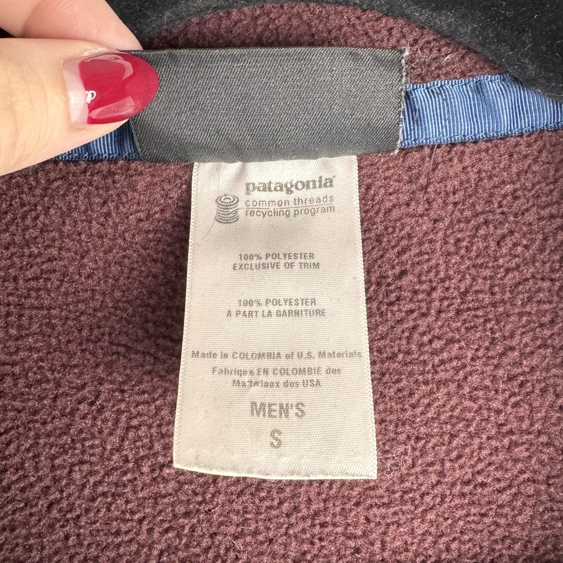 11FW 파타고니아 신칠라 스냅-T 브라운/그레이 콜롬비아 상품이미지8