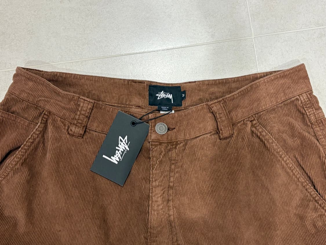 [새상품] 스투시 워크팬츠 브라운 34 상품이미지4