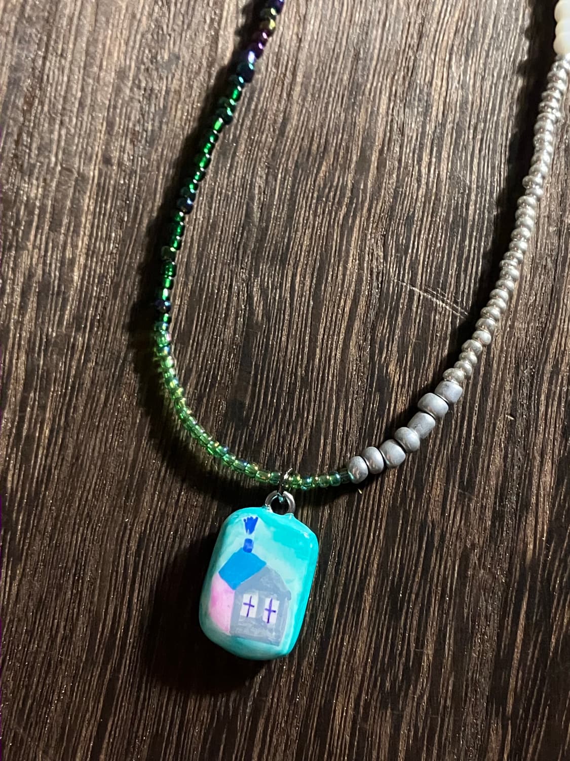 눈사람 집 목걸이(온기 only one) 상품이미지2