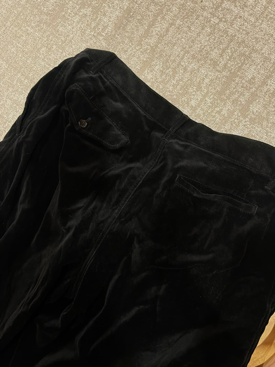 꼼데가르송 벨벳 버뮤다팬츠 S 상품이미지3