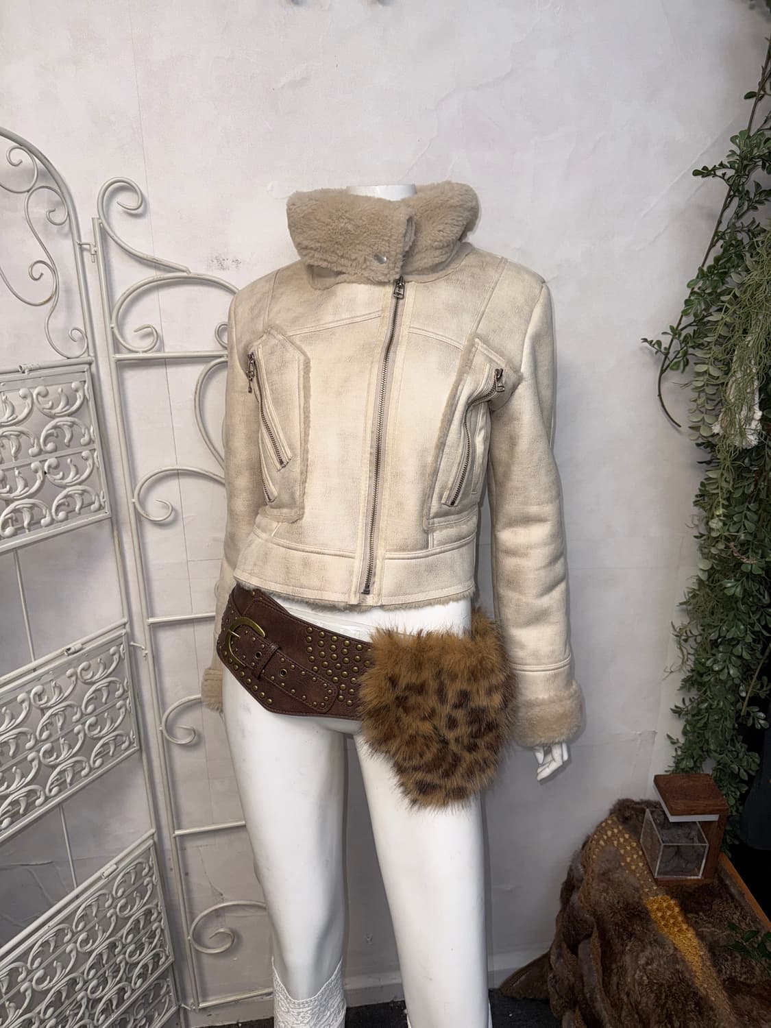 Ivory tie dye zipper detail mustang 상품이미지5