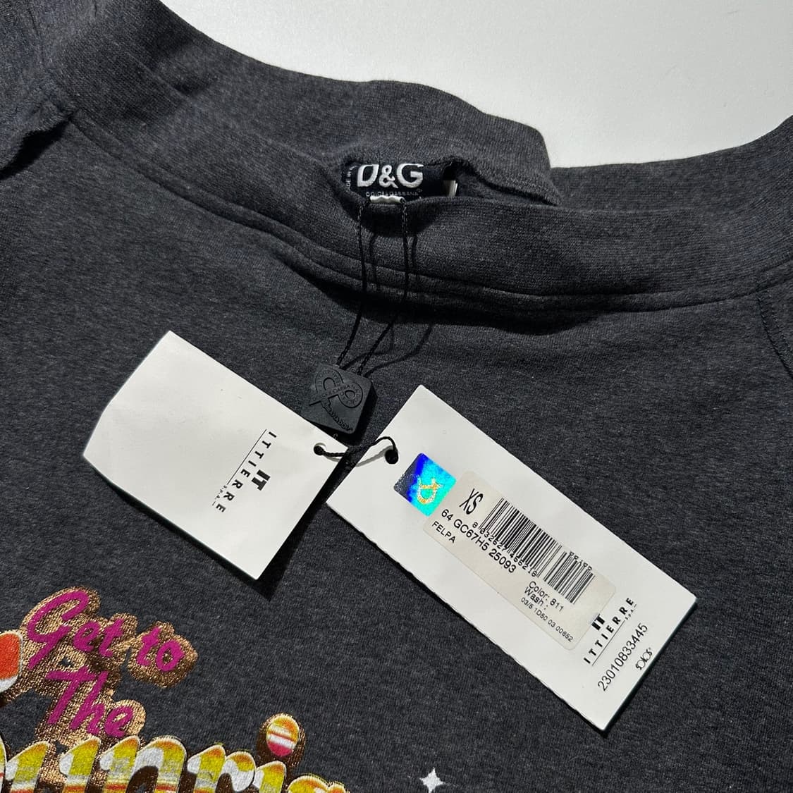 (새상품) 돌체 앤 가바나 D&G 프린트 맨투맨 상품이미지5