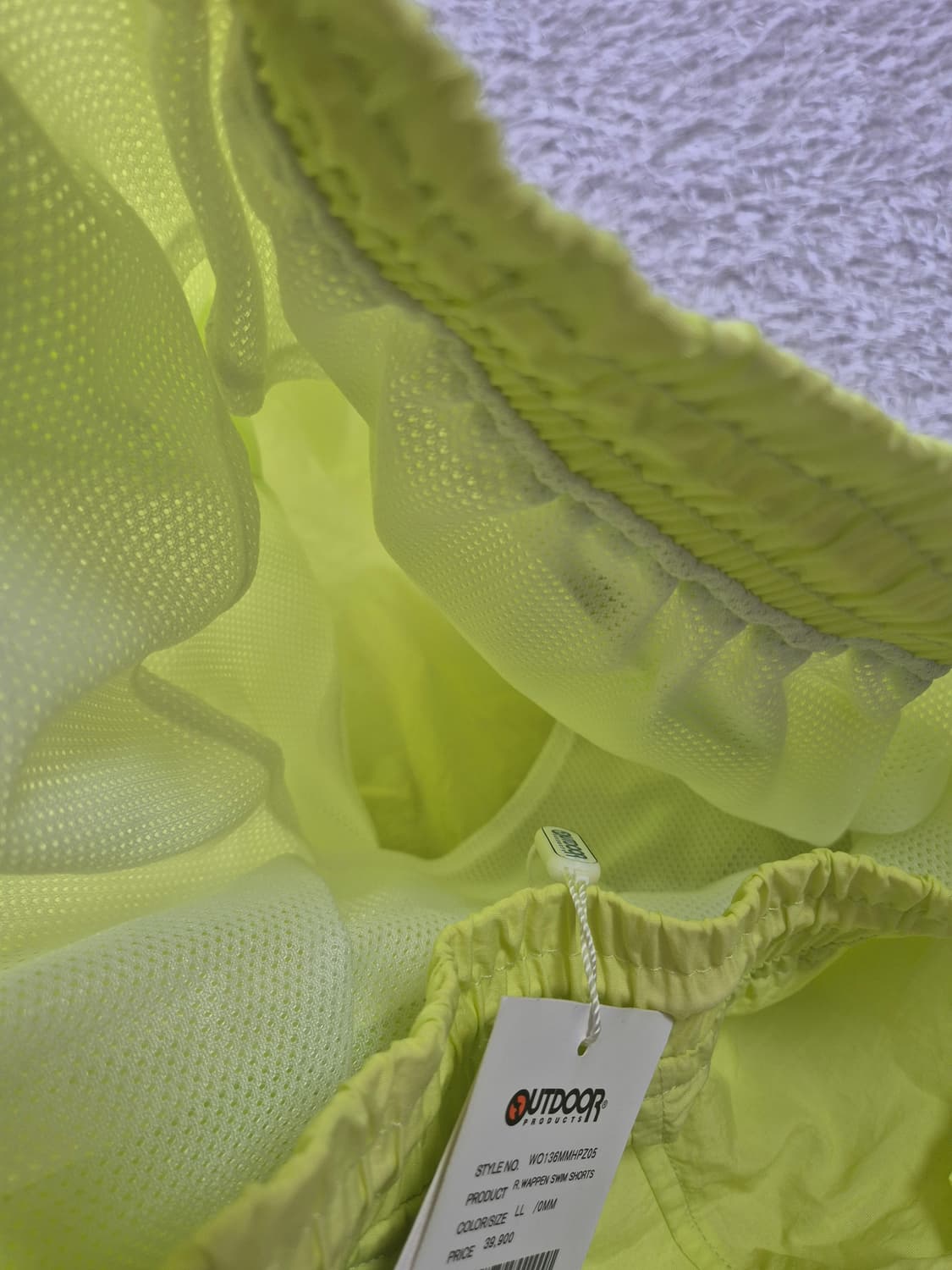 새제품)아웃도어프로덕트형광반바지 물놀이바지  상품이미지3