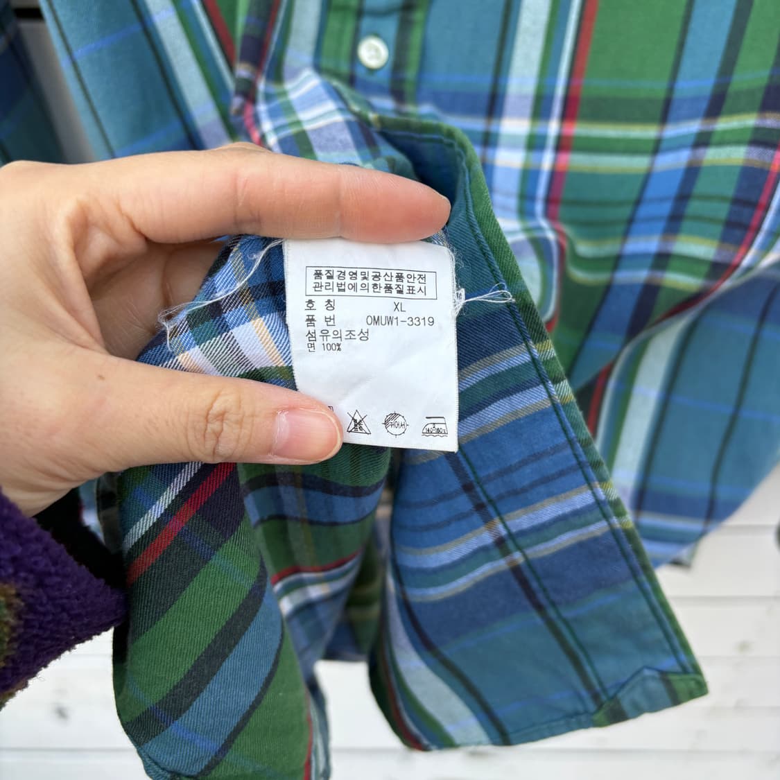 Polo 폴로 체크 셔츠 상품이미지5