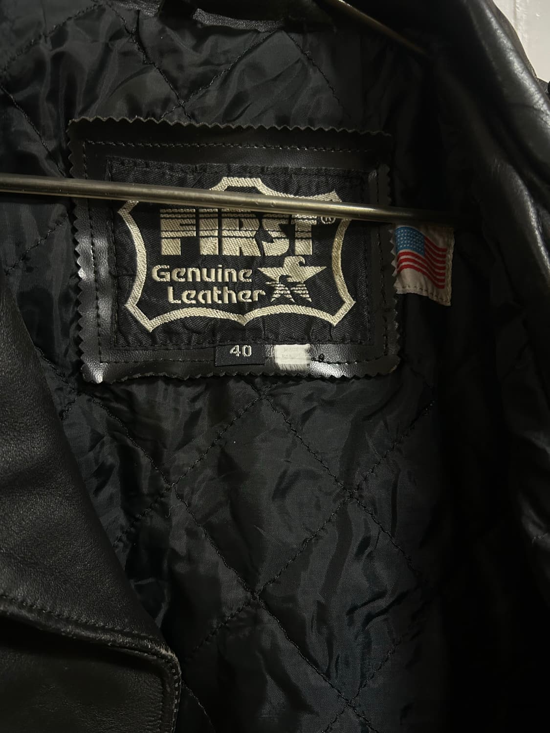 빈티지 레더 라이더 자켓 XL 상품이미지8