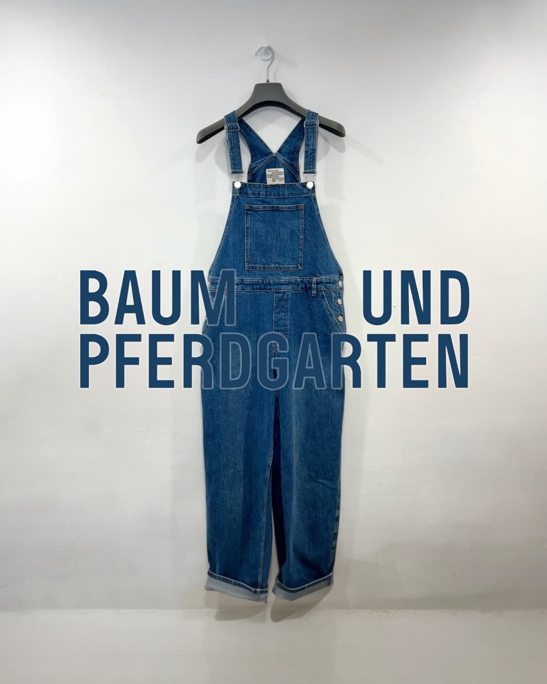 BAUM UND PFERDGARTEN 바움 운드 페르드가르텐 데님 오버롤 상품이미지1