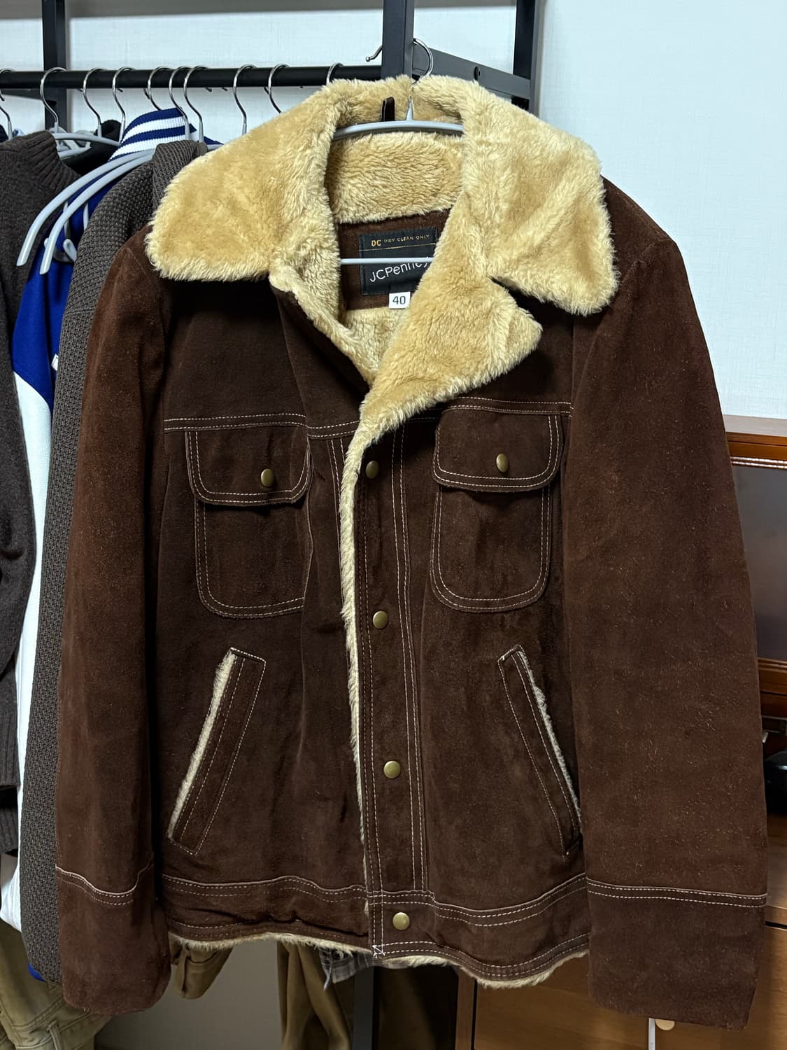 Jc Penny 빈티지 무스탕 (브라운) 상품이미지1