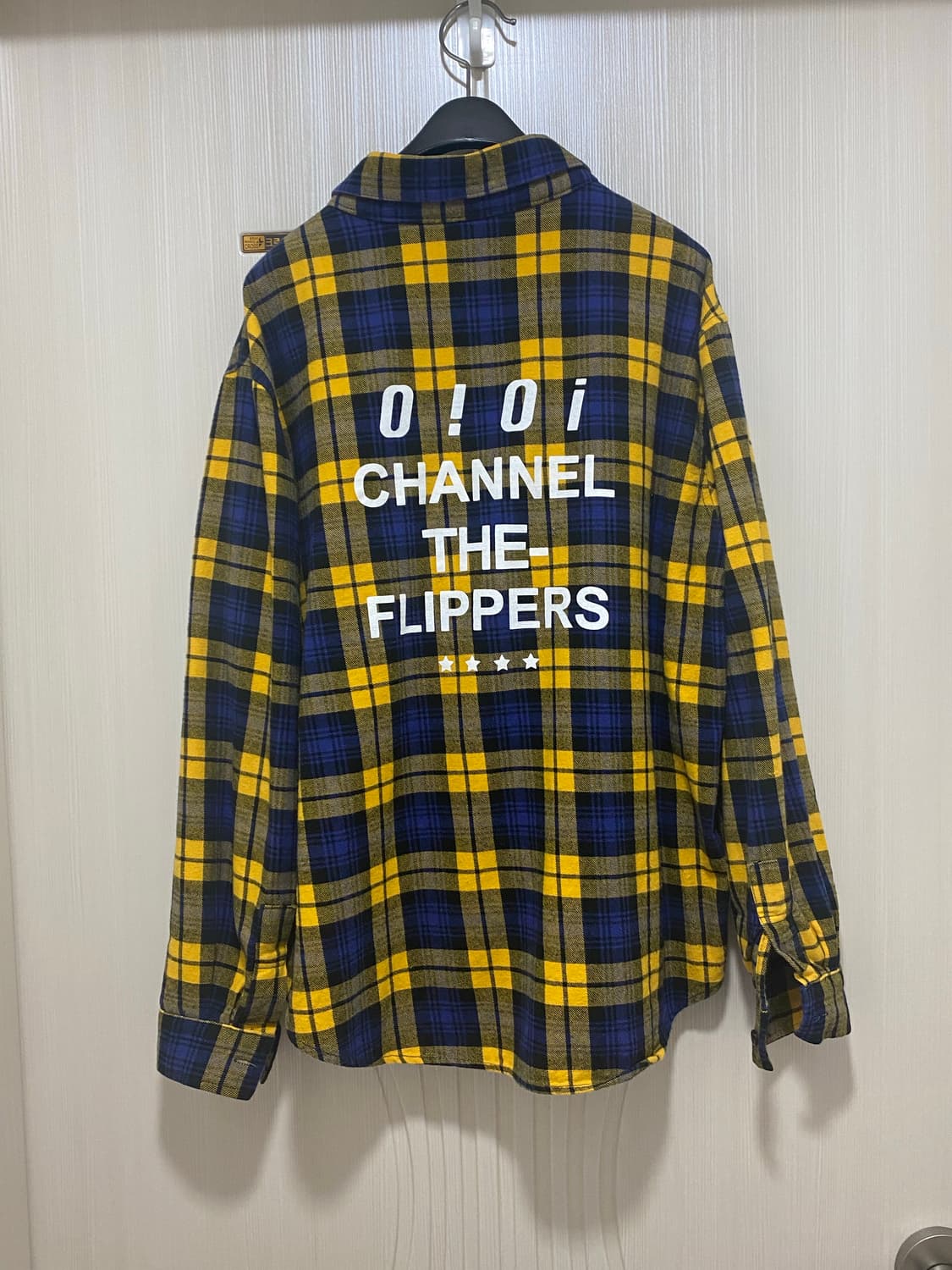 오아이오아이(oioi) 옐로우 체크 남방  상품이미지1