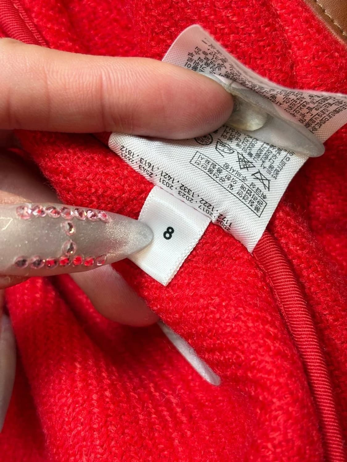 JW앤더슨 x 유니클로 레드 더플 코트 PN6827 상품이미지9