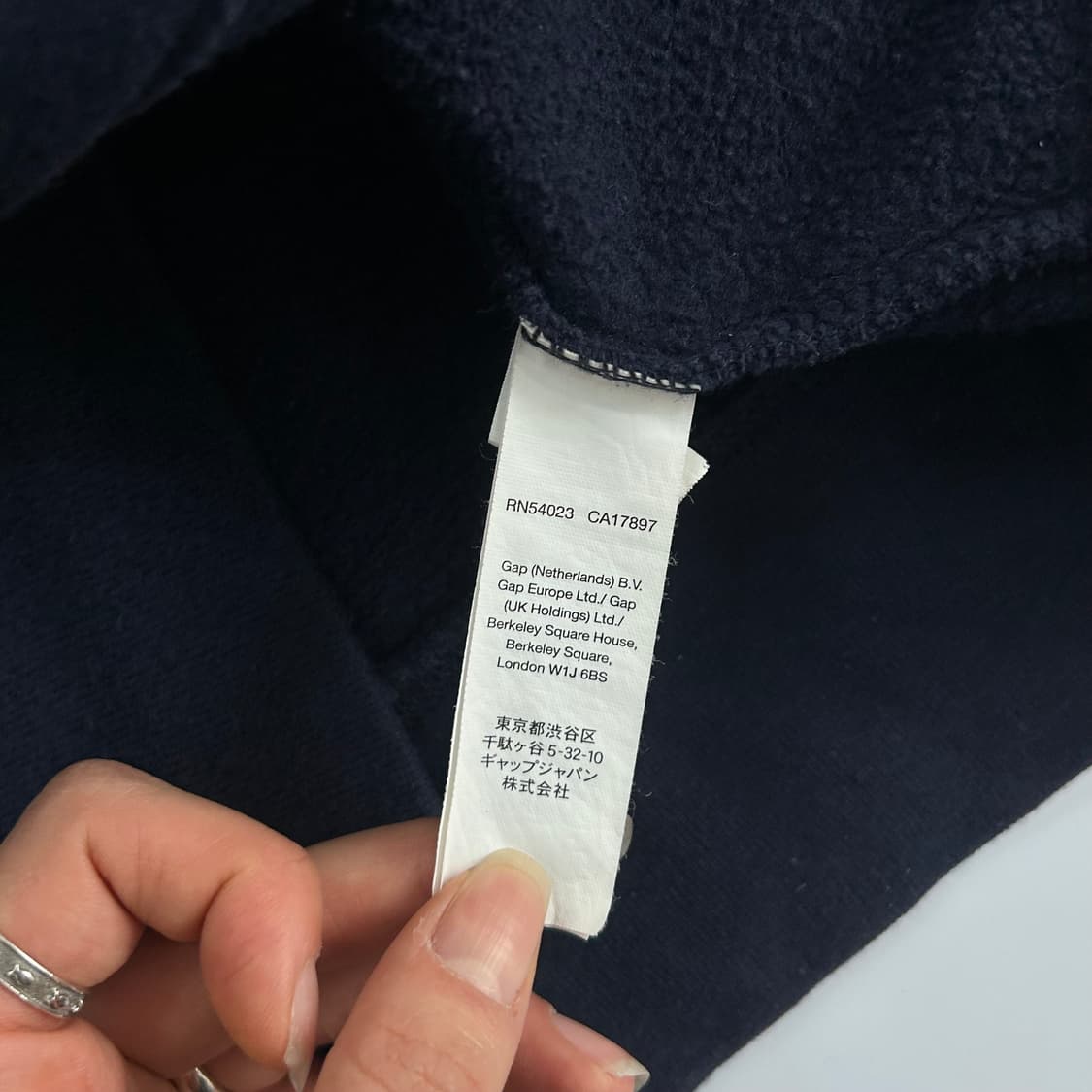Gap 갭 네이비 후드집업 상품이미지6