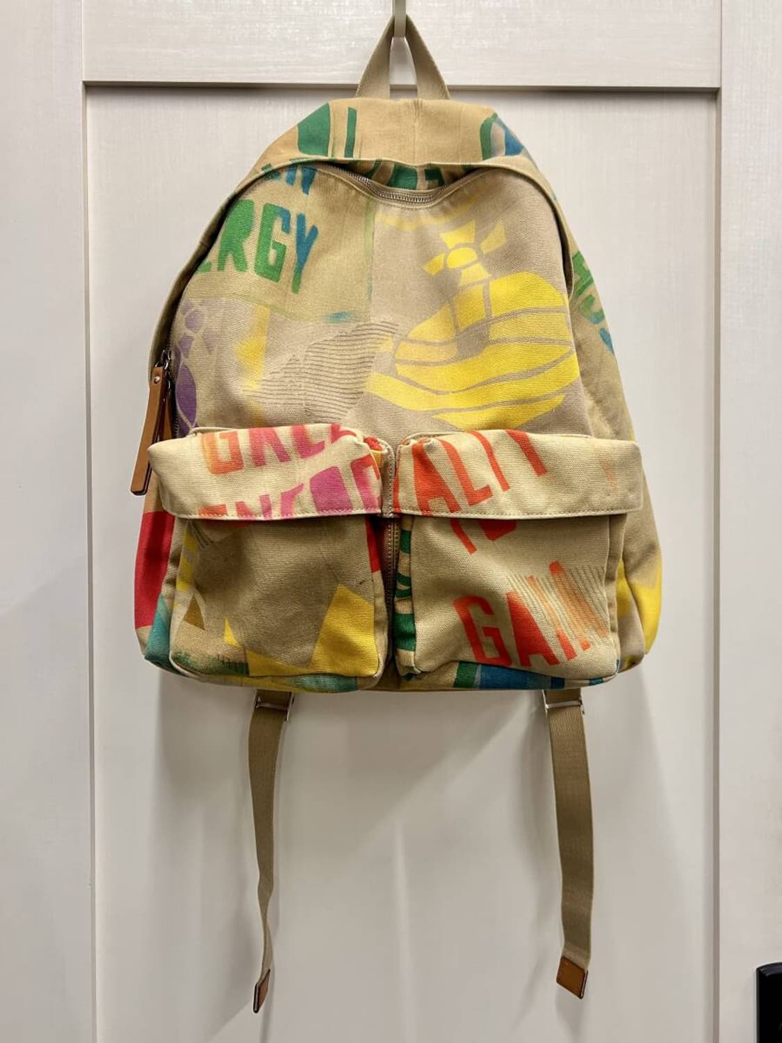 비비안 웨스트우드 락시크 캔버스 백팩 상품이미지1