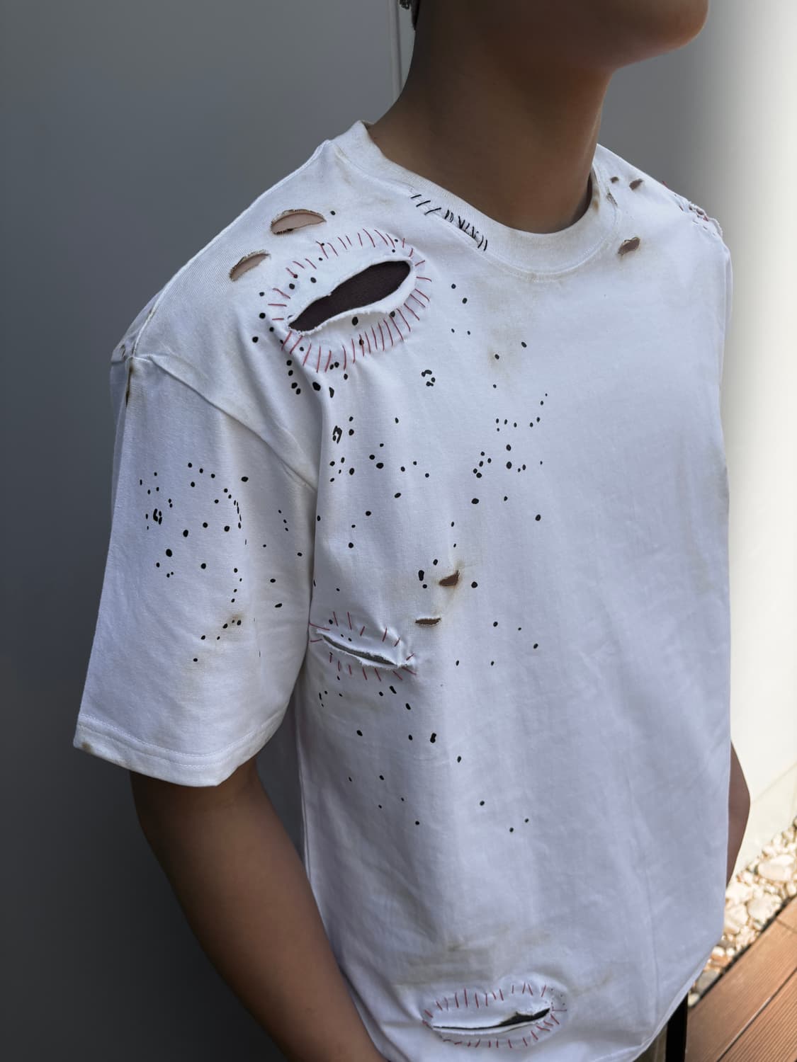[HAND MADE] Scar Tissue Distressed Tee 상품이미지7
