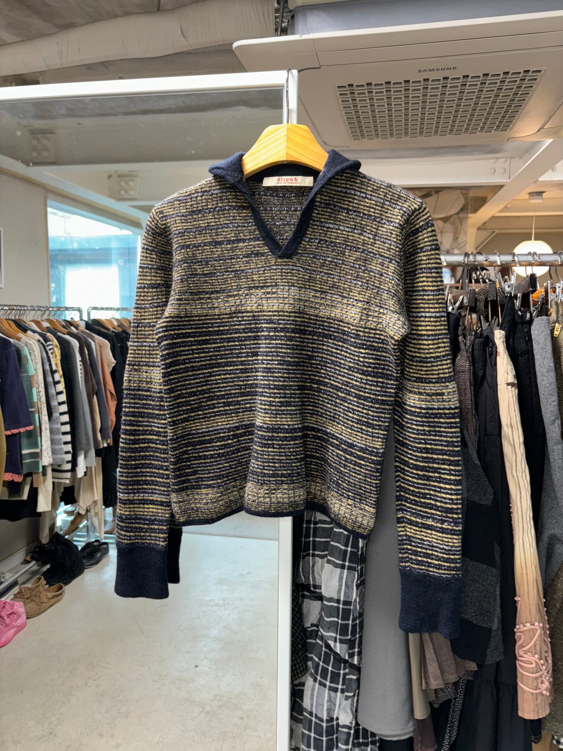 45rpm 크롭 니트 상품이미지3