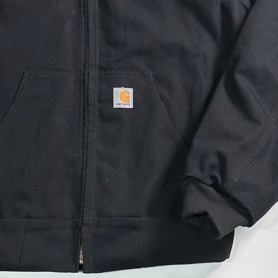 칼하트 블랙 덕 캔버스 엑티브 자켓 상품이미지5