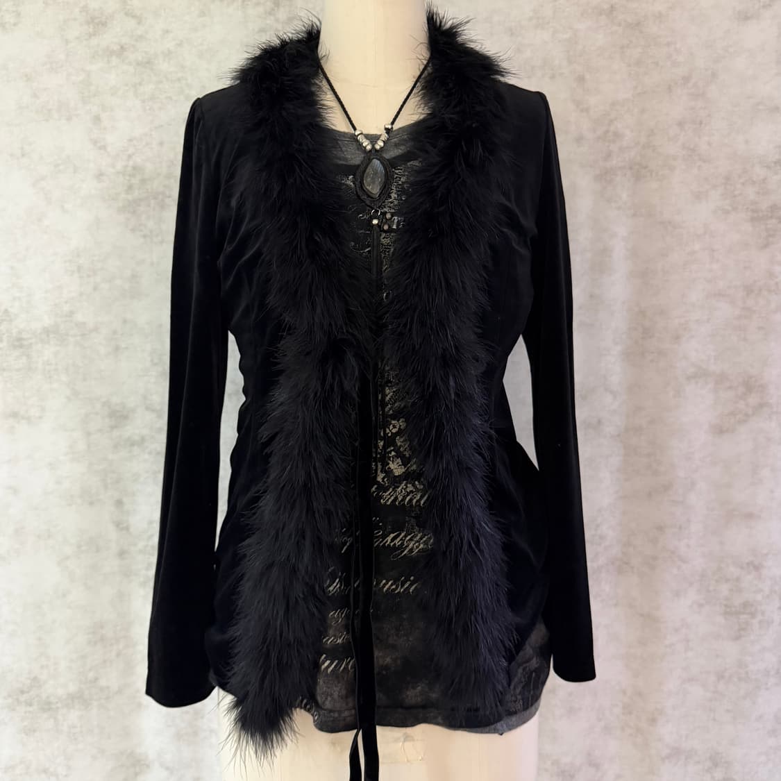 Vkei mood fur cardigan 상품이미지1