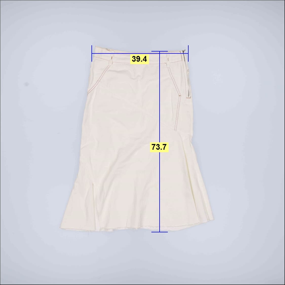 64 한섬오즈세컨 데님스커트 0406H1 상품이미지8