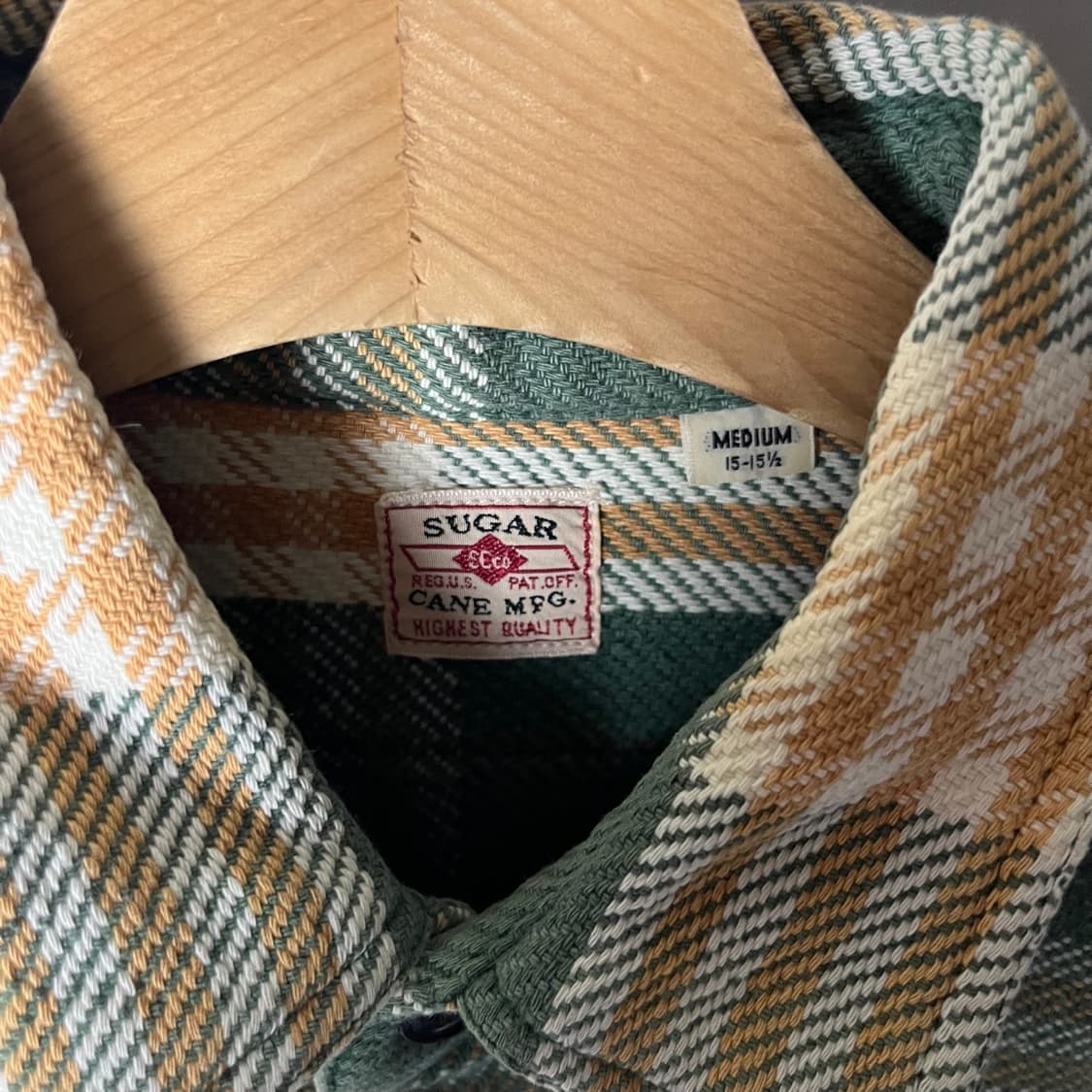 [Sugar Cane] 슈가케인 트윌 체크 셔츠 상품이미지5