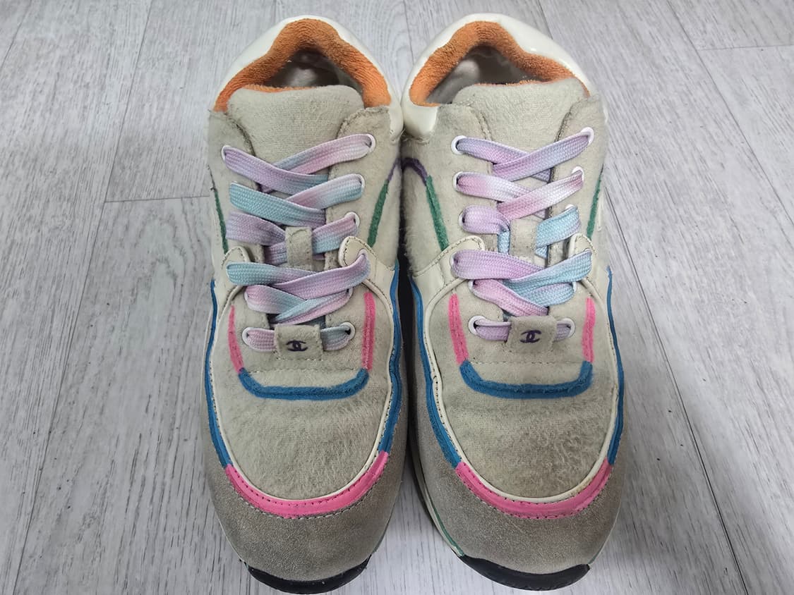 (정품) 샤넬 믹스드 파이버 스니커즈 38 (명품 여자 신발 크루즈) 상품이미지3