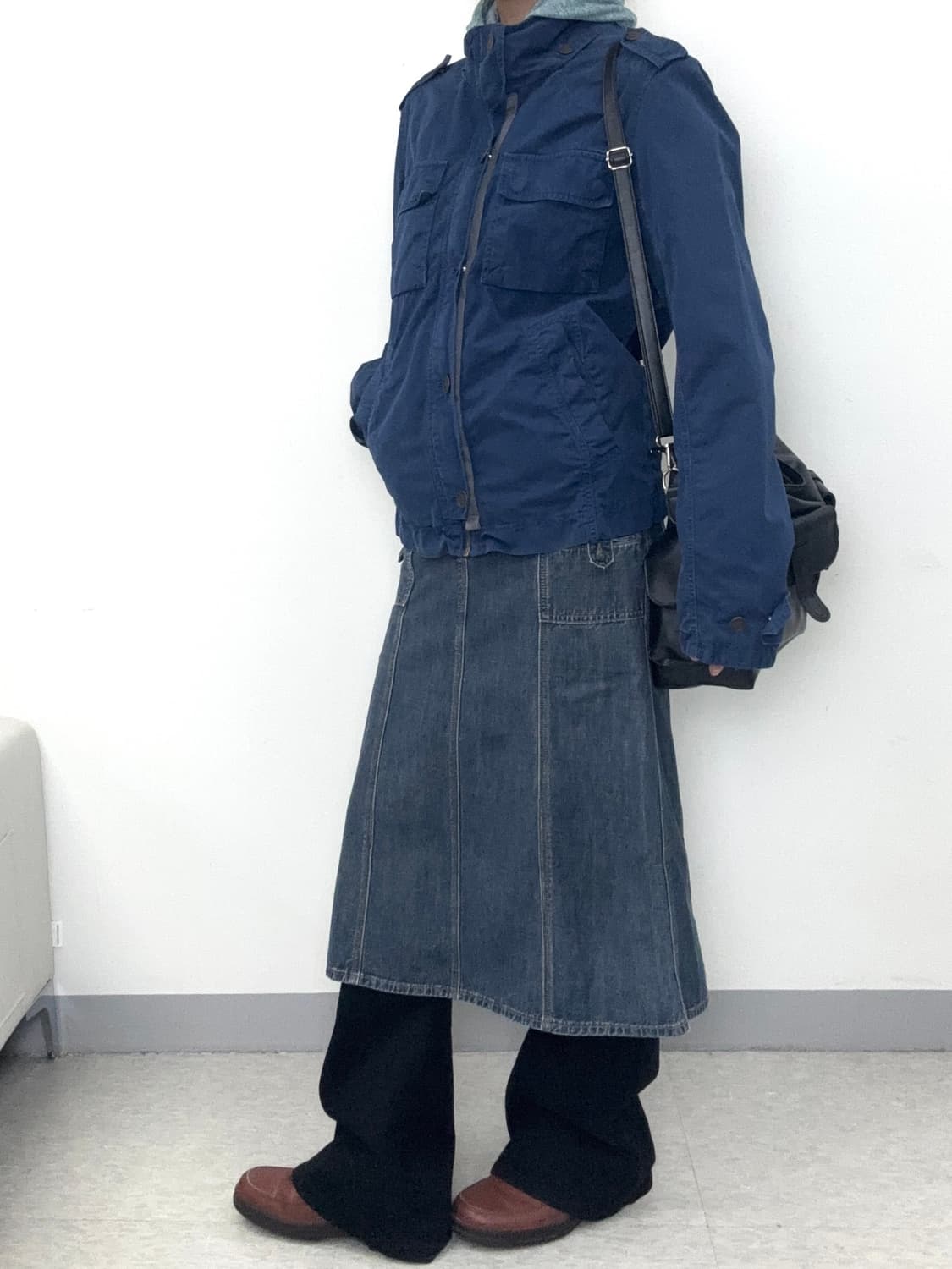 빈티지 데님 스커트 상품이미지7