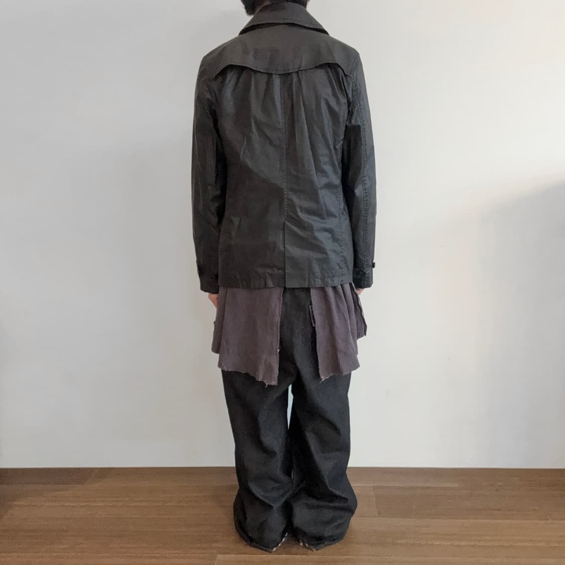 291295=HOMME Double-Zip Pea Coat 상품이미지5