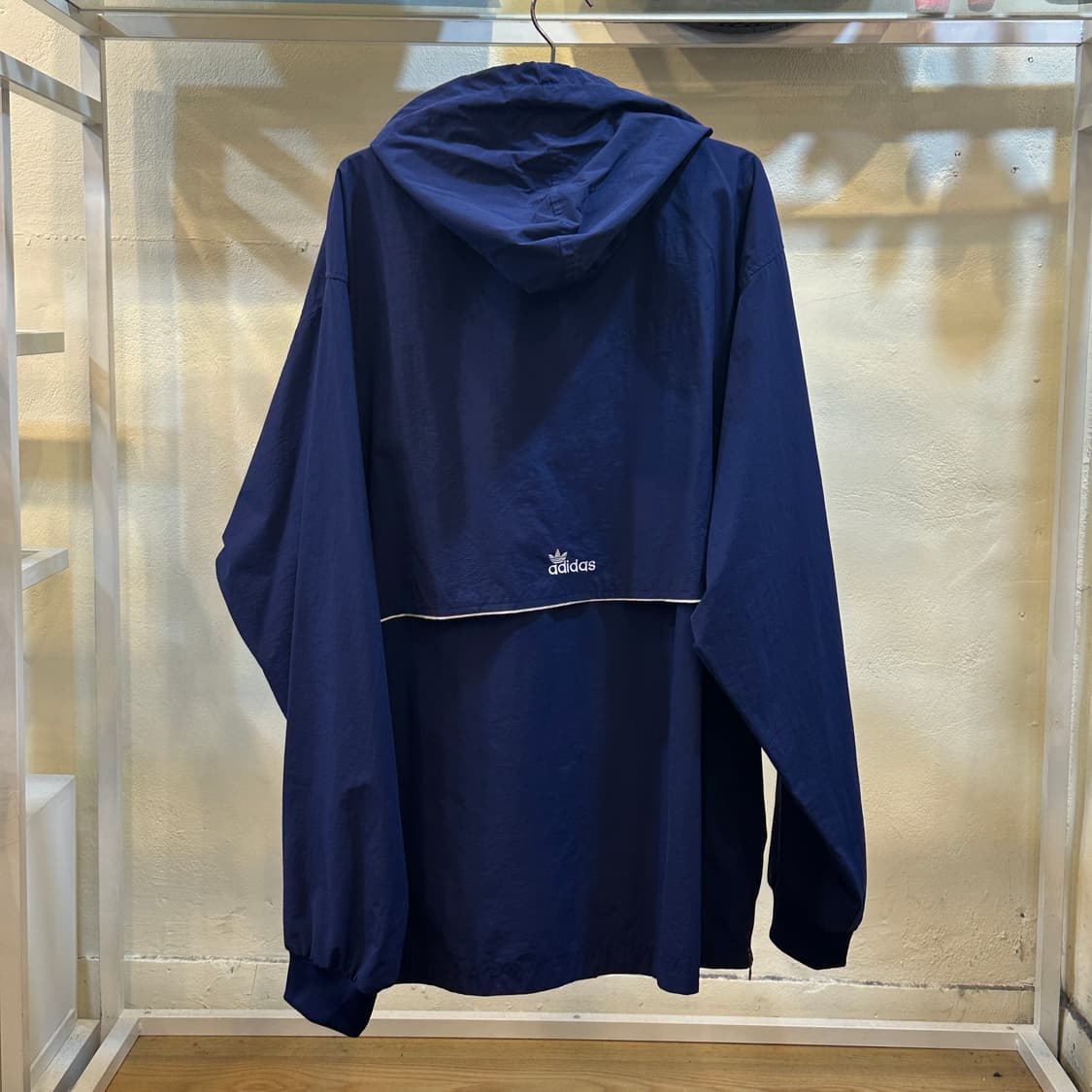 아디다스 네이비 아노락 후드 바람막이 L 상품이미지6
